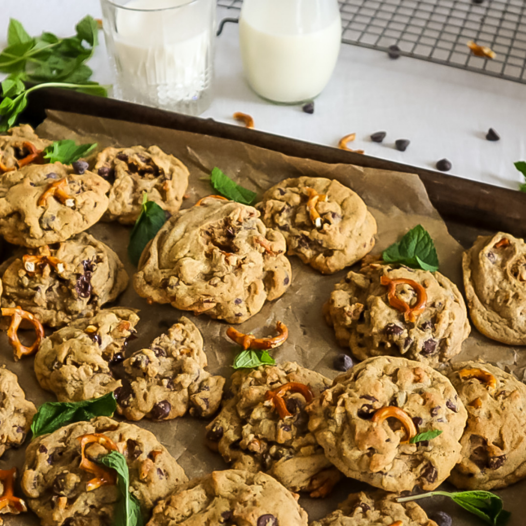 Pretzel Chocolate Chip Cookies