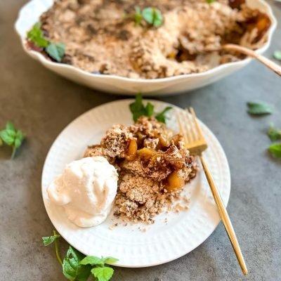 Bourbon Maple Apple Crisp