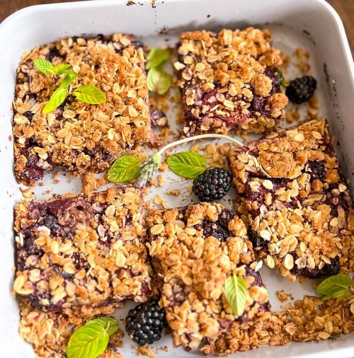 Peanut Butter and Jelly Bar Crumble 