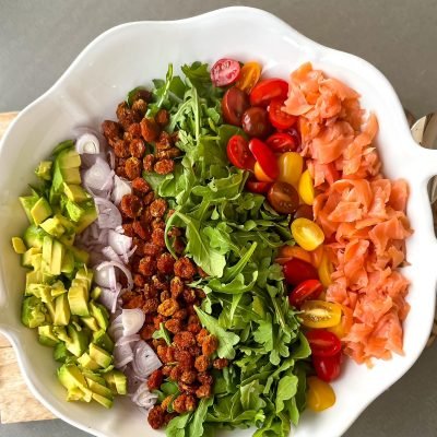 Autumn Chopped Salad with Creamy Herb Dressing