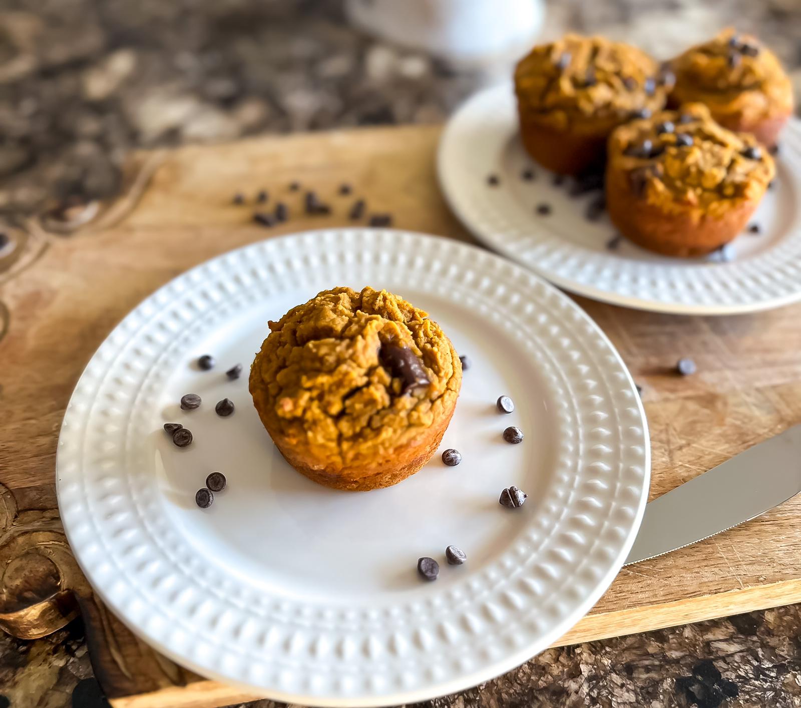 Pumpkin Chocolate Chip Muffins